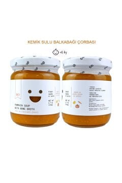 2'li Kemik Sulu Balkabağı Çorbası 190g +6 Ay