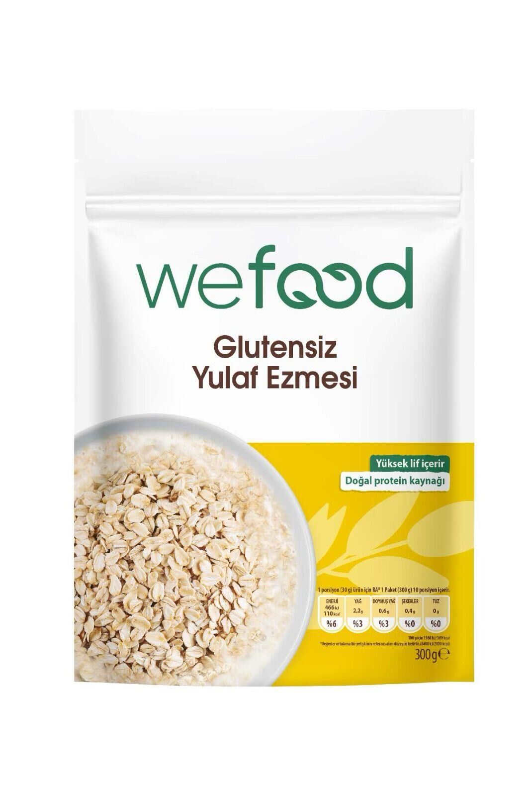 WEFOOD GLÜTENSİZ YULAF EZMESİ 300 GR