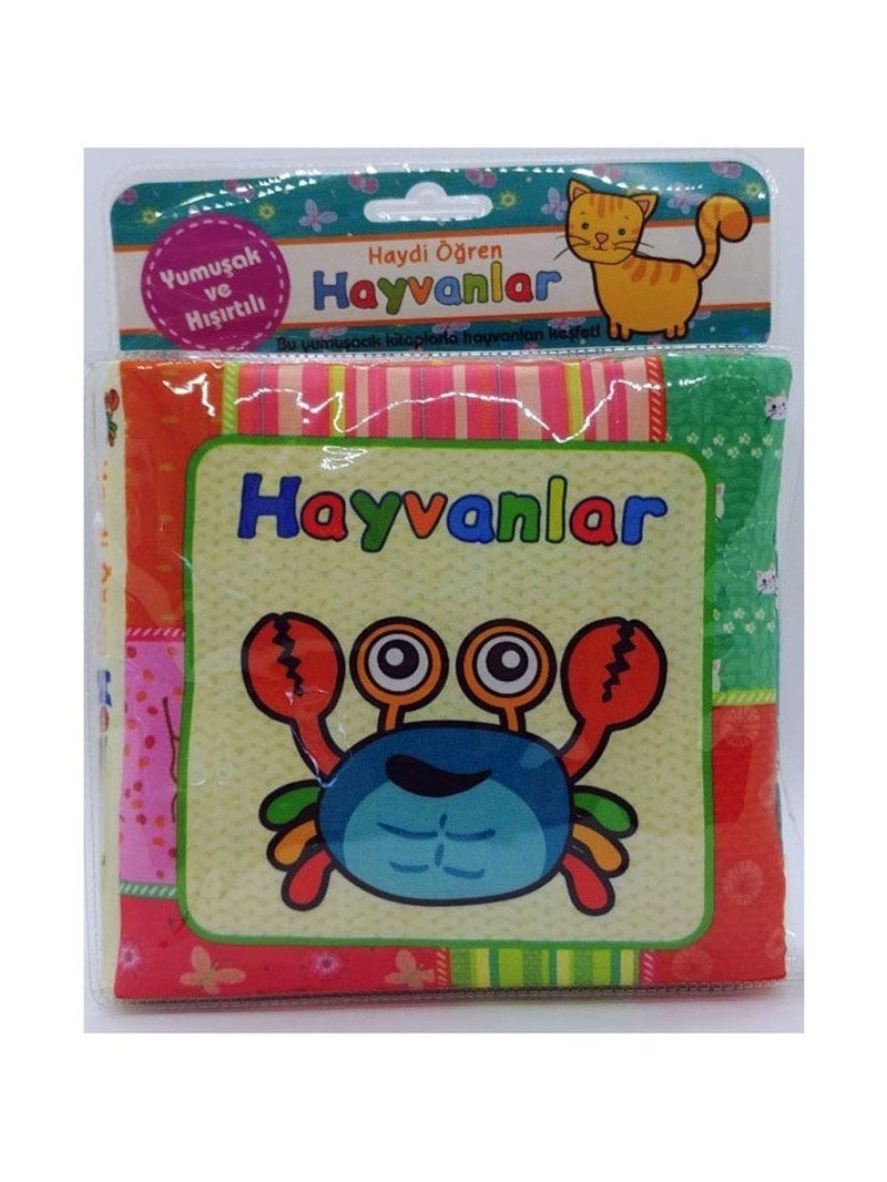 Haydi Öğren - Hayvanlar (Kumaş Kitap)