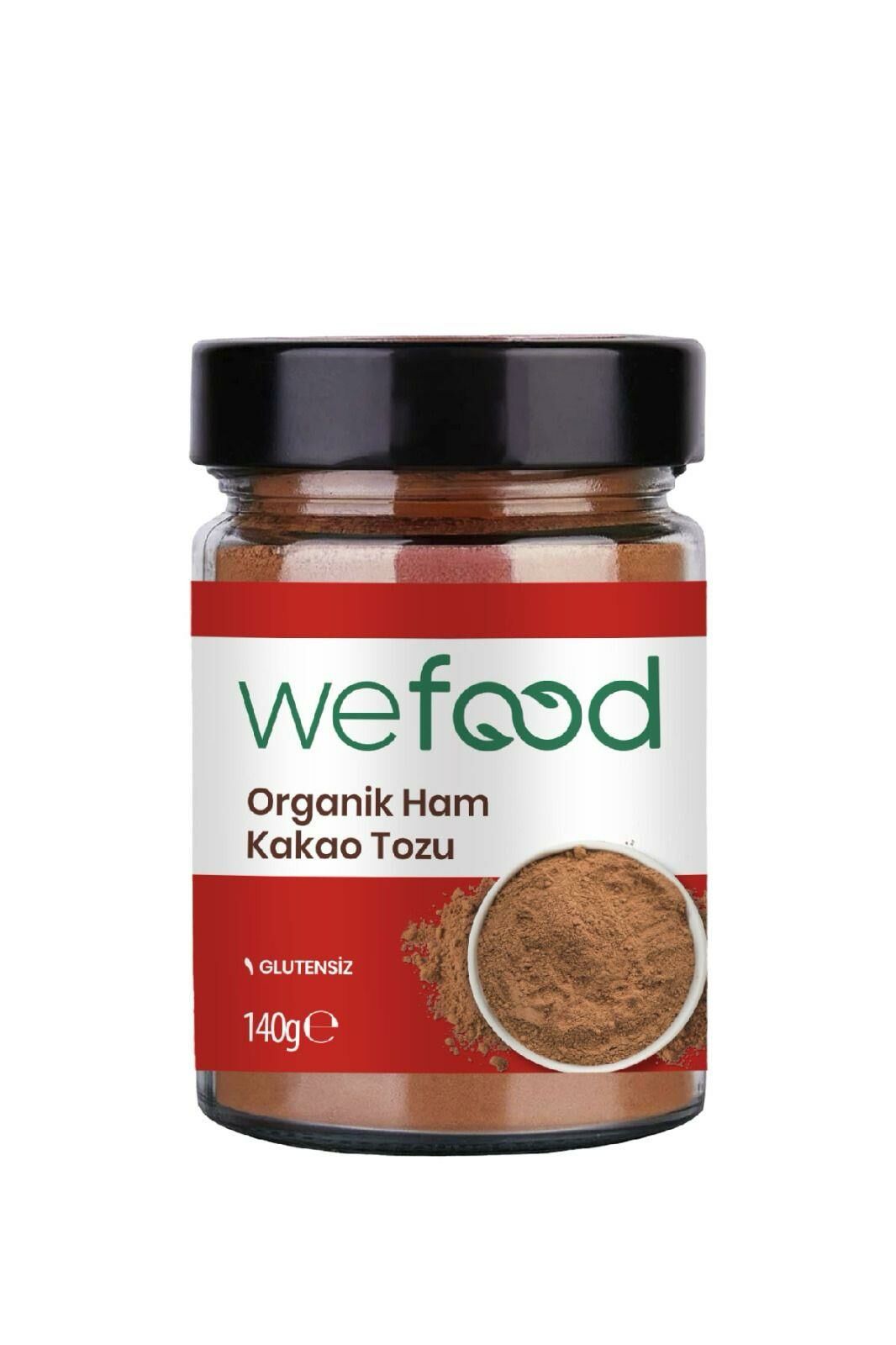 WEFOOD ORGANİK HAM KAKAO TOZU 140 GR.