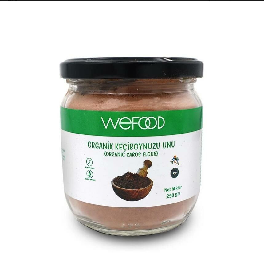 WEFOOD ORGANİK GLÜTENSİZ KEÇİBOYNUZU UNU 250 GR.