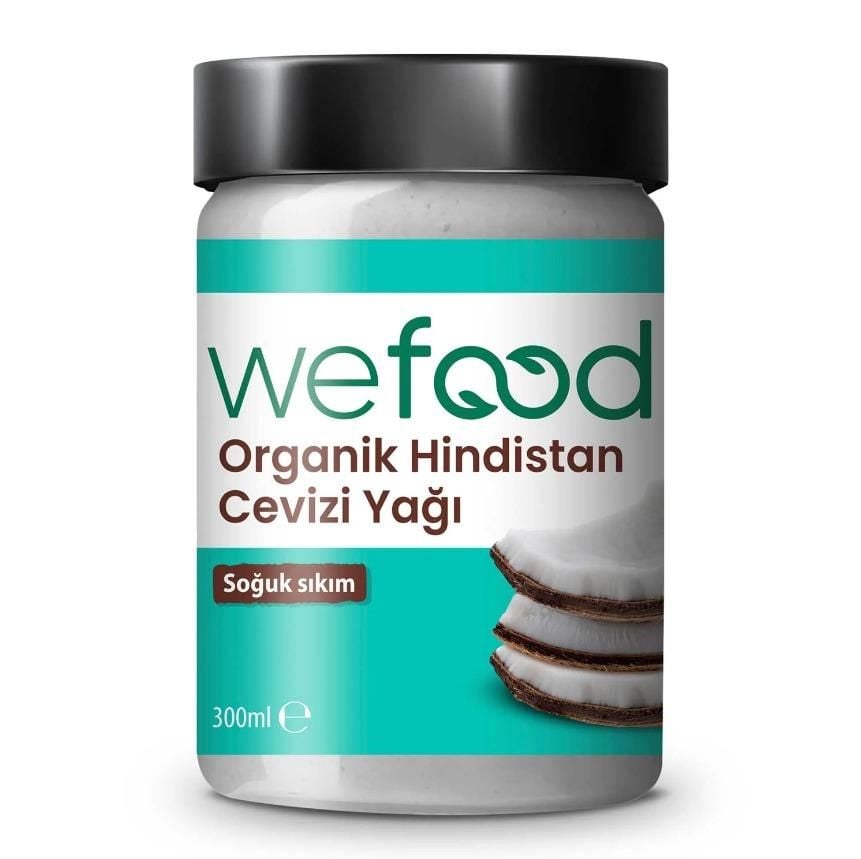 WEFOOD ORGANİK HİNDİSTAN CEVİZİ YAĞI 300 ML (SOĞUK SIKIM)
