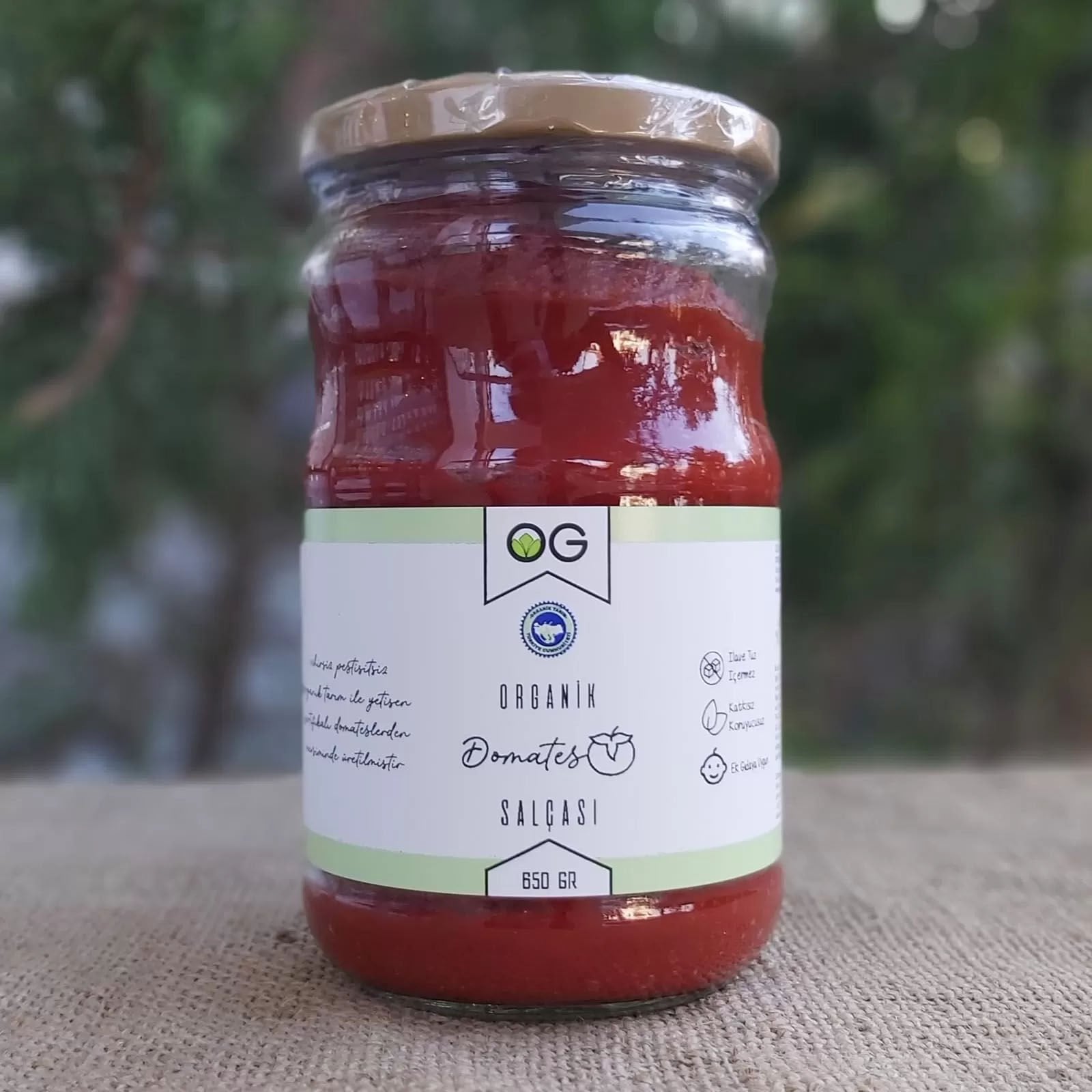 Og Organik Domates Salçası 650Gr.