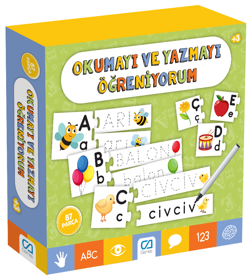 CA Games Okumayı ve Yazmayı Öğreniyorum Eğitici Kutu Oyunu