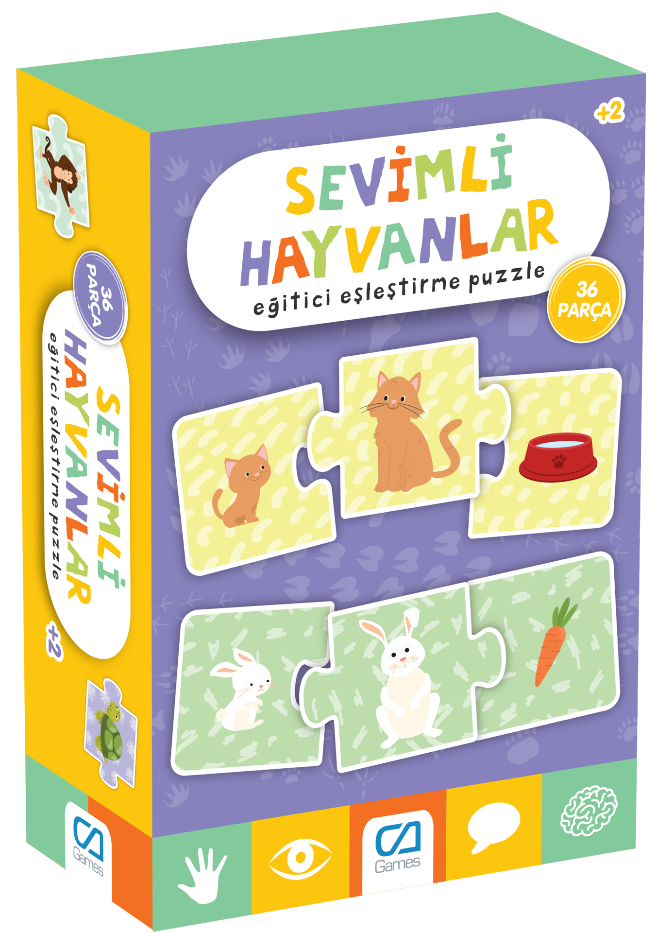 CA Games Sevimli Hayvanlar Eğitici Kutu Oyunu