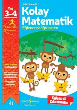 Çıkartmalarla Kolay Matematik 3 – 4 Yaş
