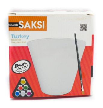 Kumtoys Seramik Boyama Seti Saksı