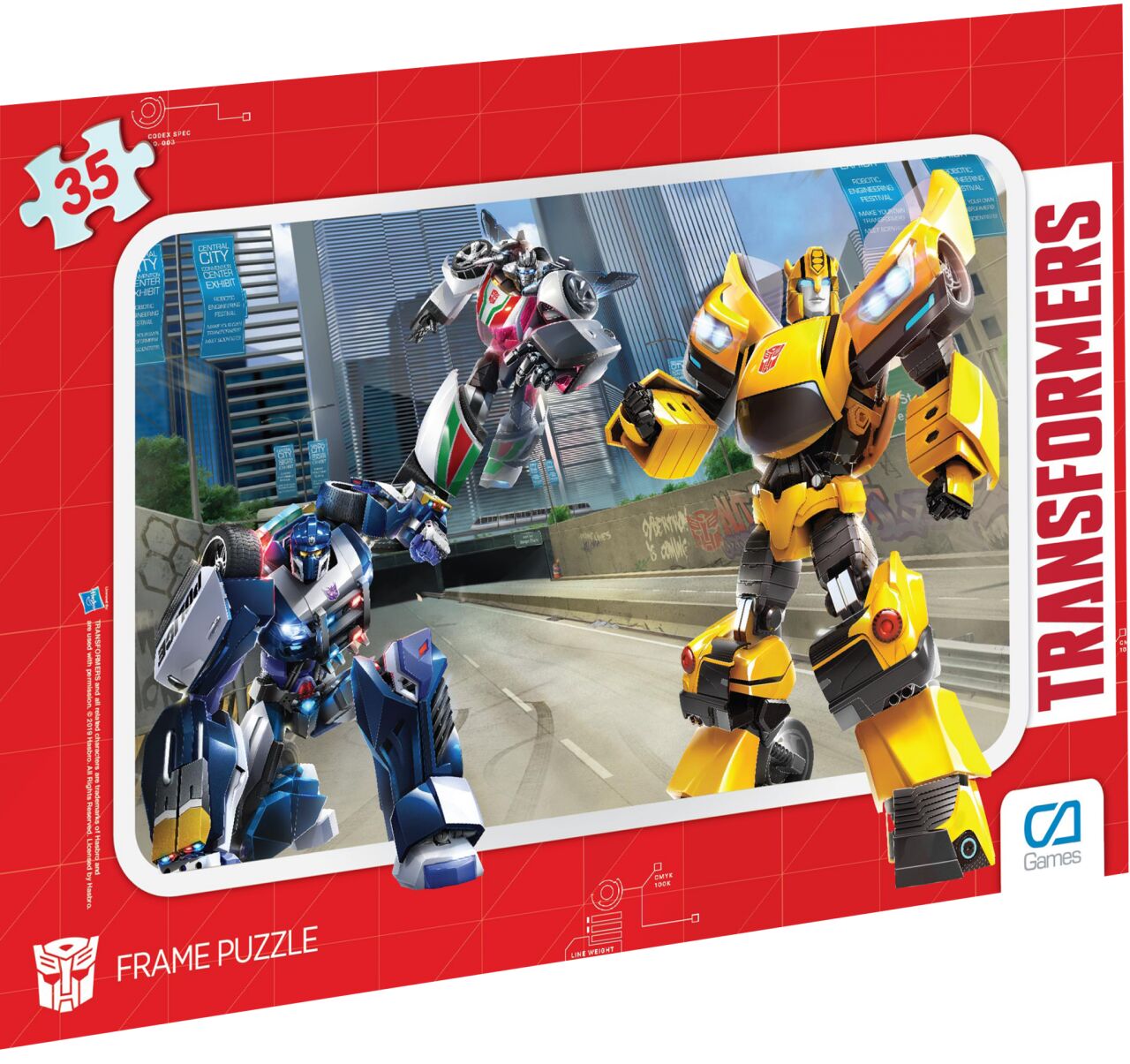 CA Games 35 Parça Transformers Frame Puzzle - 2