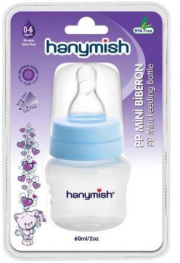 HANYMISH MİNİ BİBERON 60 ML MAVİ