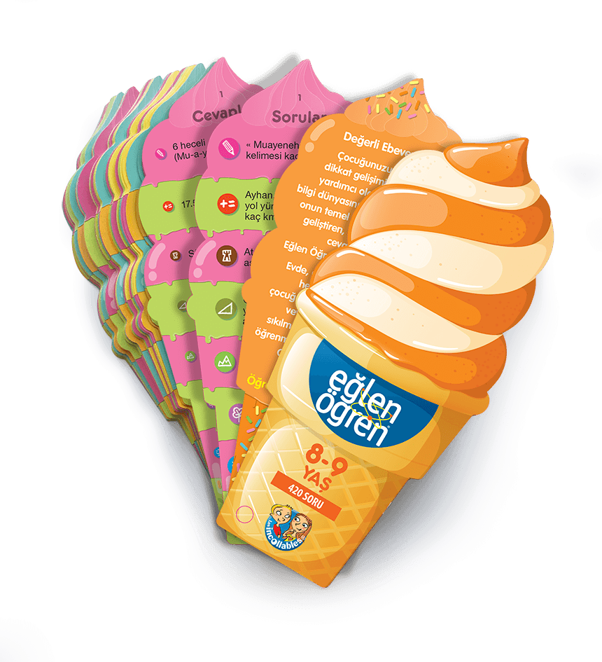 Eğlen Öğren Ice Cream 8-9 Yaş