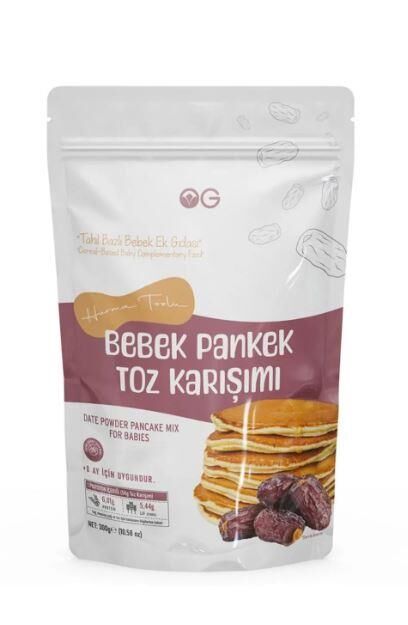 OG NATURAL HURMA TOZLU BEBEK PANKEK TOZ  KARIŞIMI 300 G