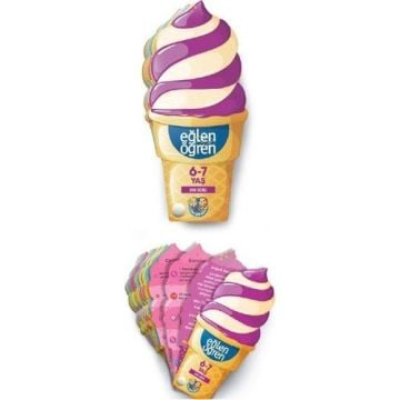 DStillTasarım Eğlen Öğren ICE CREAM 6-7 YAŞ