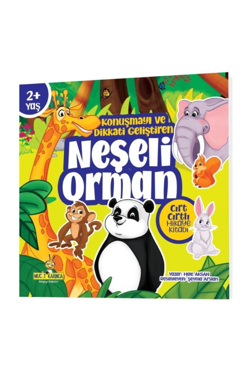 Neşeli Orman Cırt Cırtlı Hikaye Kitabı