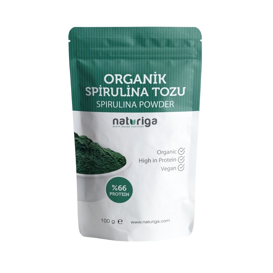 NATURİGA ORGANİK SPİRULİNA TOZUY 100G.