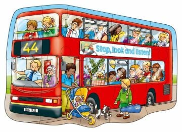 Orchard Toys Big Red Bus 2-5 Yaş Puzzle