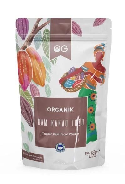 OG NATURAL ORGANİK HAM KAKAO 250 G