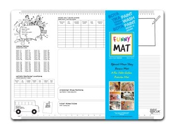 Akademi Çocuk Funny Mat - Çalışma Masam Küçük