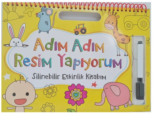 Net Çocuk Adım Adım Resim Yapıyorum Sarı