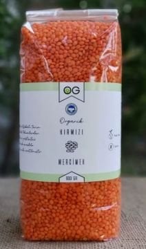 Og Organik Kırmızı Mercimek 900 Gr