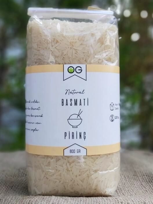 Og Naturel Basmati Pirinç 800 Gr