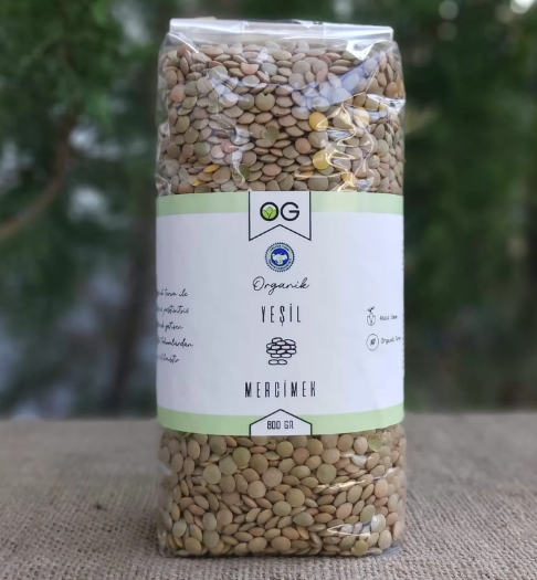 Og Organik Yeşil Mercimek 800 Gr