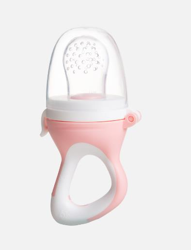 BABYJEM SİLİKON UÇLU MEYVE SEBZE EMZİĞİ PEMBE