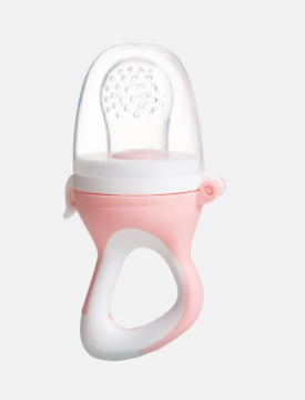 BABYJEM SİLİKON UÇLU MEYVE SEBZE EMZİĞİ PEMBE