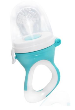 BABYJEM SİLİKON UÇLU MEYVE SEBZE EMZİĞİ MAVİ