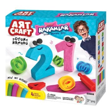 3D Rakamlar Hamur Set 200 gr