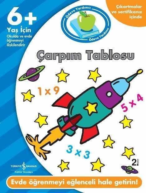 İş Bankası K.Y. Ödeve Yardımcı Çarpım Tablosu 6+