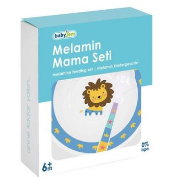 BABYJEM MELAMİN MAMA SETİ MAV