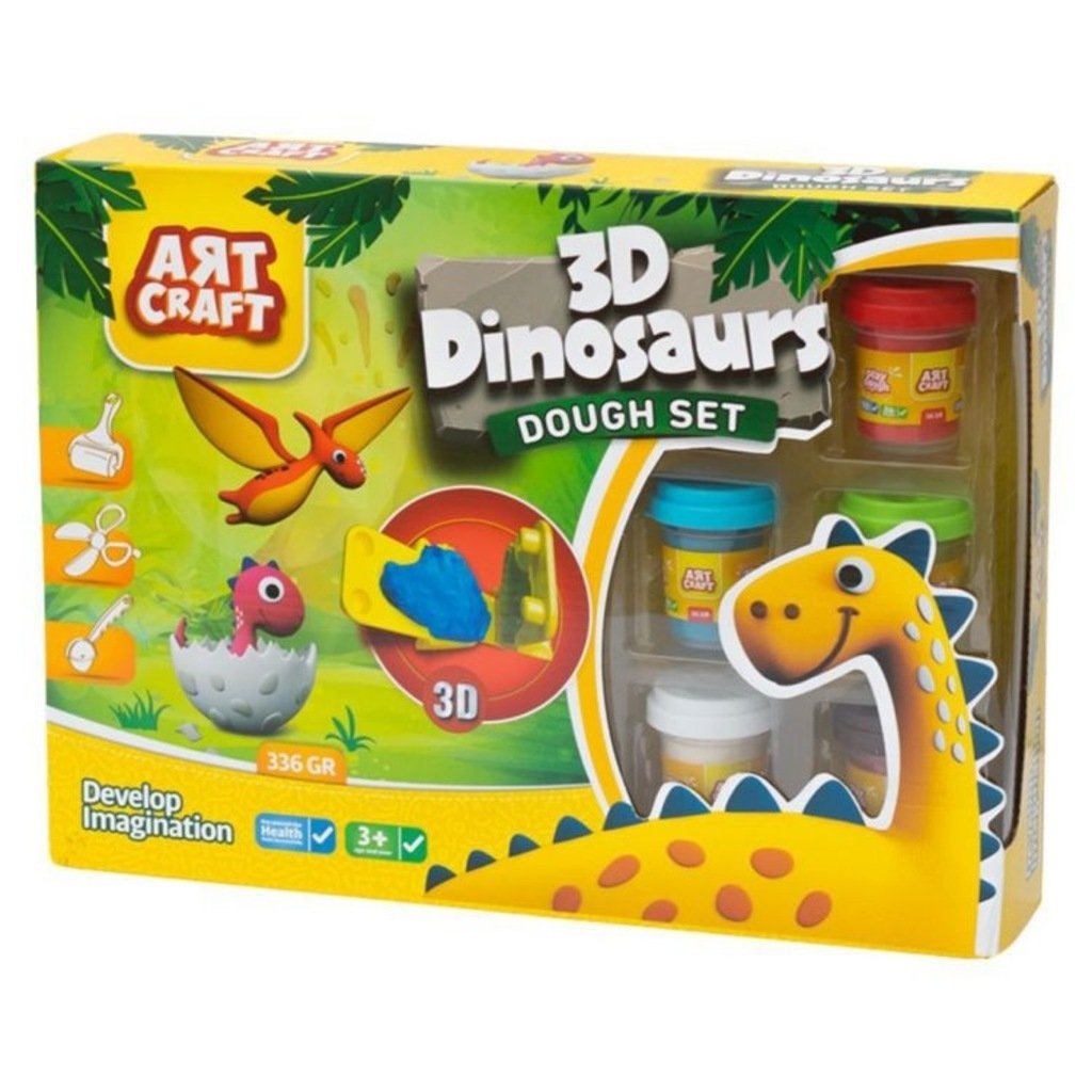 Üç Boyutlu Dinozor Hamur Set