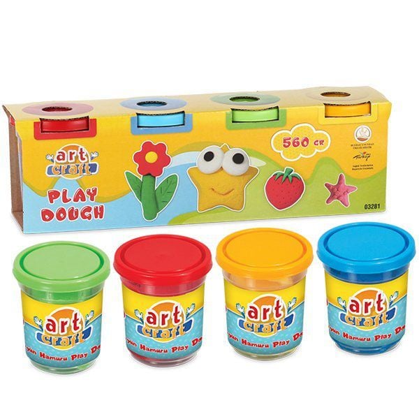 4'lü Oyun Hamuru 560Gr