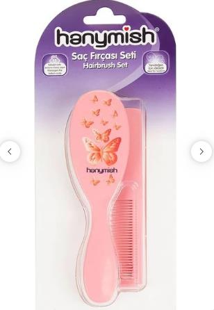 HANYMISH SAÇ FIRÇA SETİ PEMBE