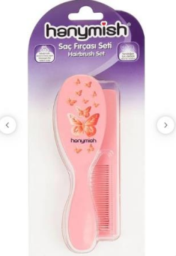 HANYMISH SAÇ FIRÇA SETİ PEMBE