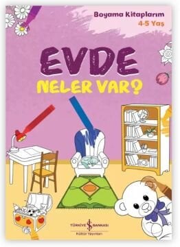 Evde Neler Var Boyama Kitabı
