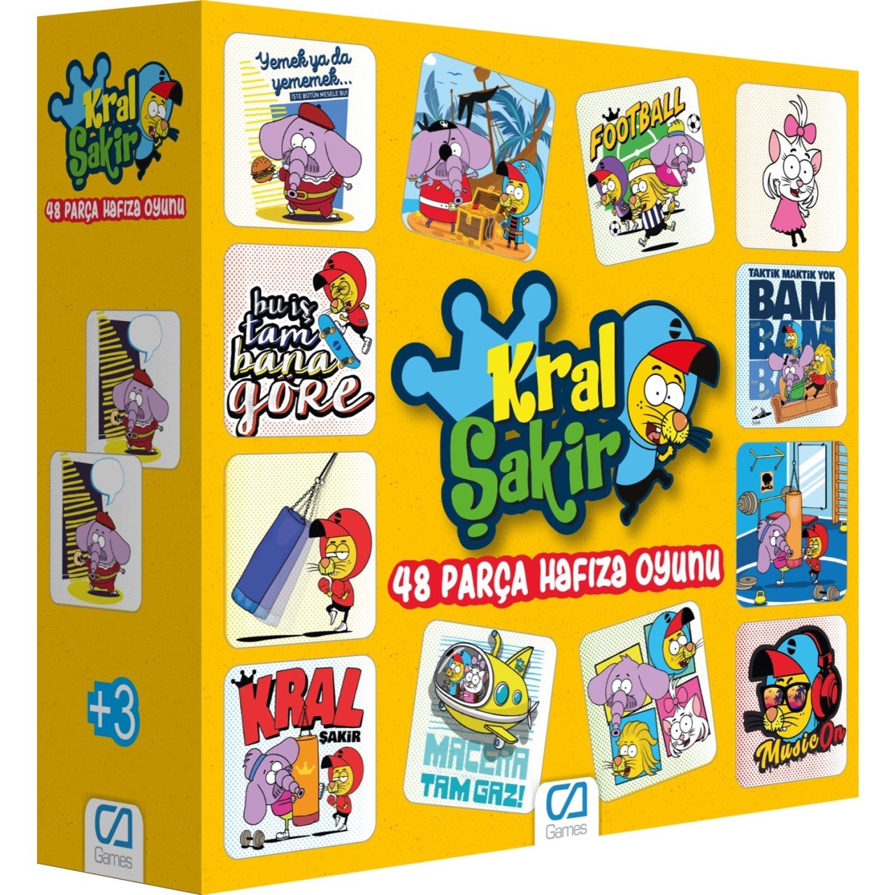 CA Games Kral Şakir Memory - Eşleştirme Kartları