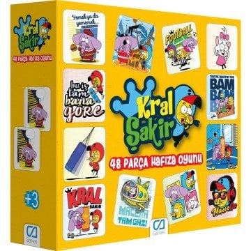 CA Games Kral Şakir Memory - Eşleştirme Kartları