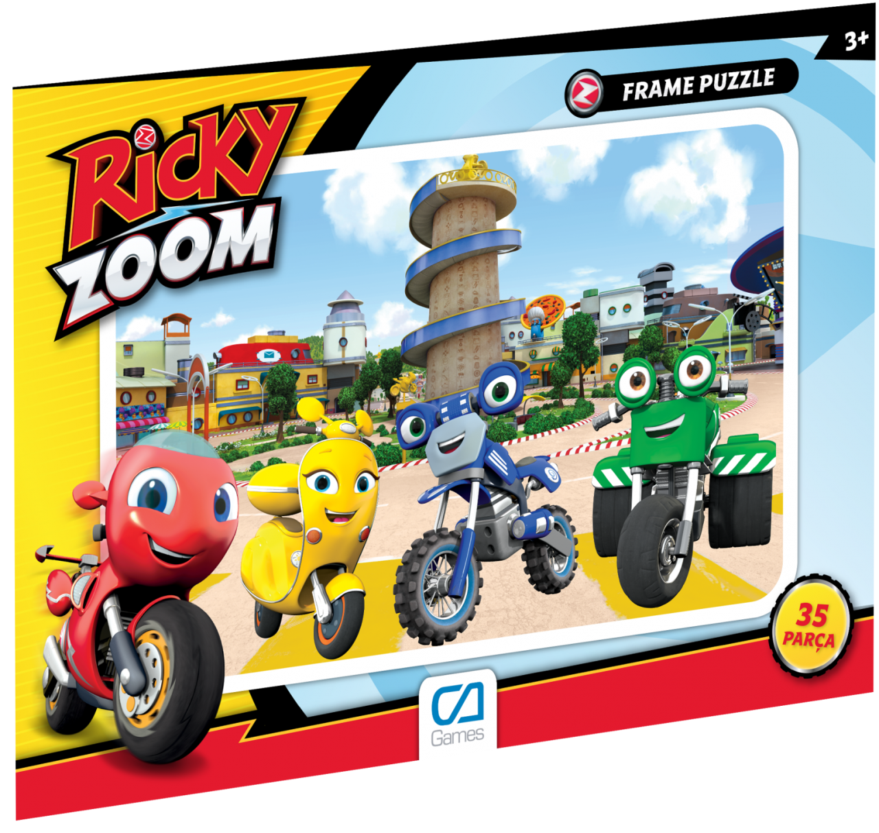 CA Games Ricky Zoom 35 Parça Frame Puzzle - 1