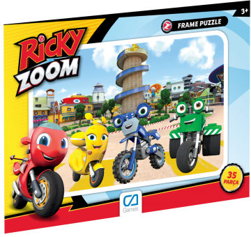 CA Games Ricky Zoom 35 Parça Frame Puzzle - 1