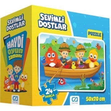 CA Games Sevimli Dostlar 24 Parça Yer Puzzle