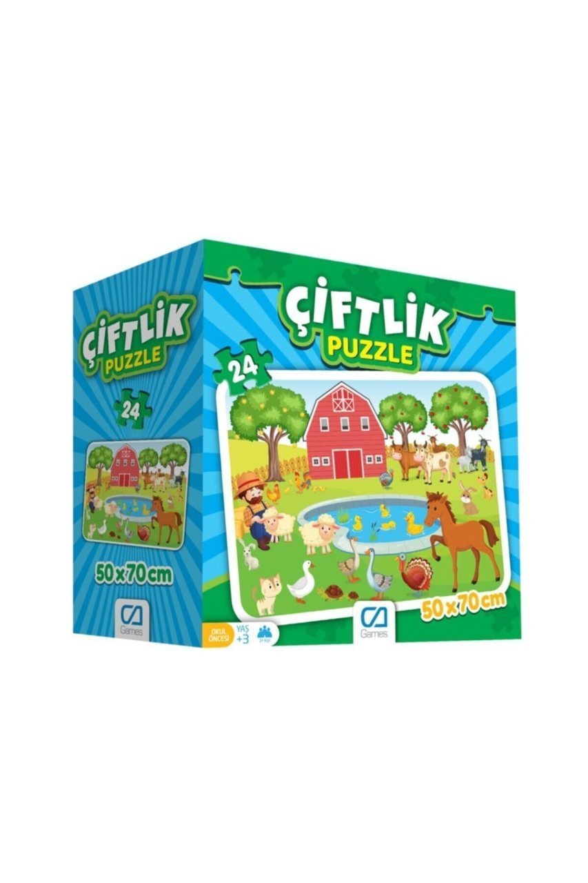 CA Games 24 Parça Çiftlik Yer Puzzle