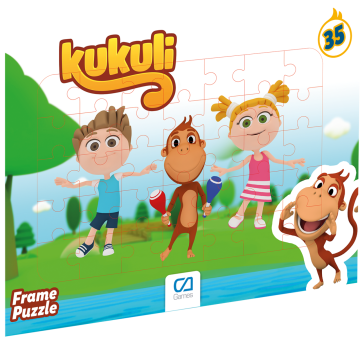 CA Games 35 Parça Kukuli Frame Puzzle - 1