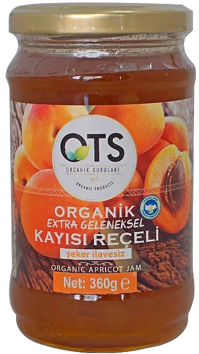 Ots Organik Kayısı Reçeli 360 Gr
