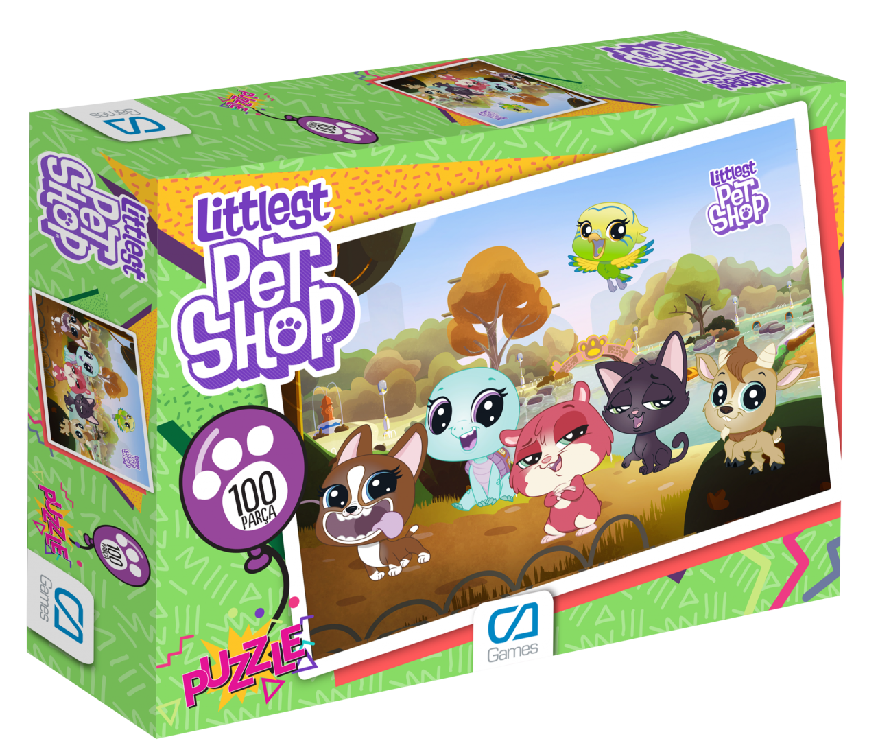 CA Games 100 Parça Littlest Pet Shop Puzzle