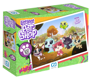 CA Games 100 Parça Littlest Pet Shop Puzzle