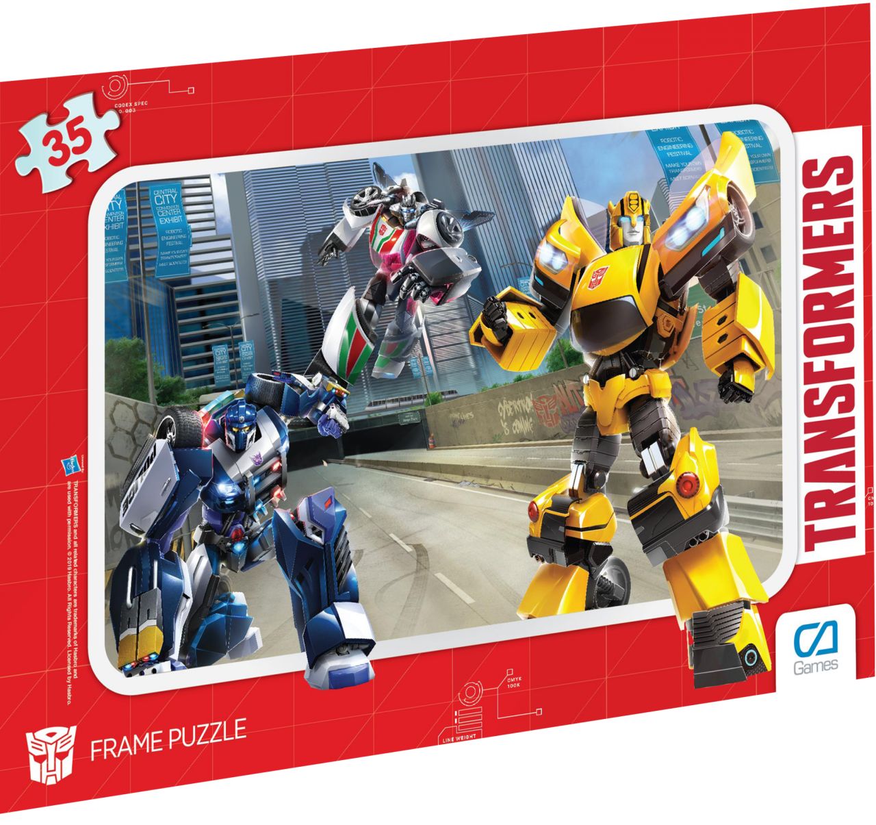 CA Games 35 Parça Transformers Frame Puzzle - 2