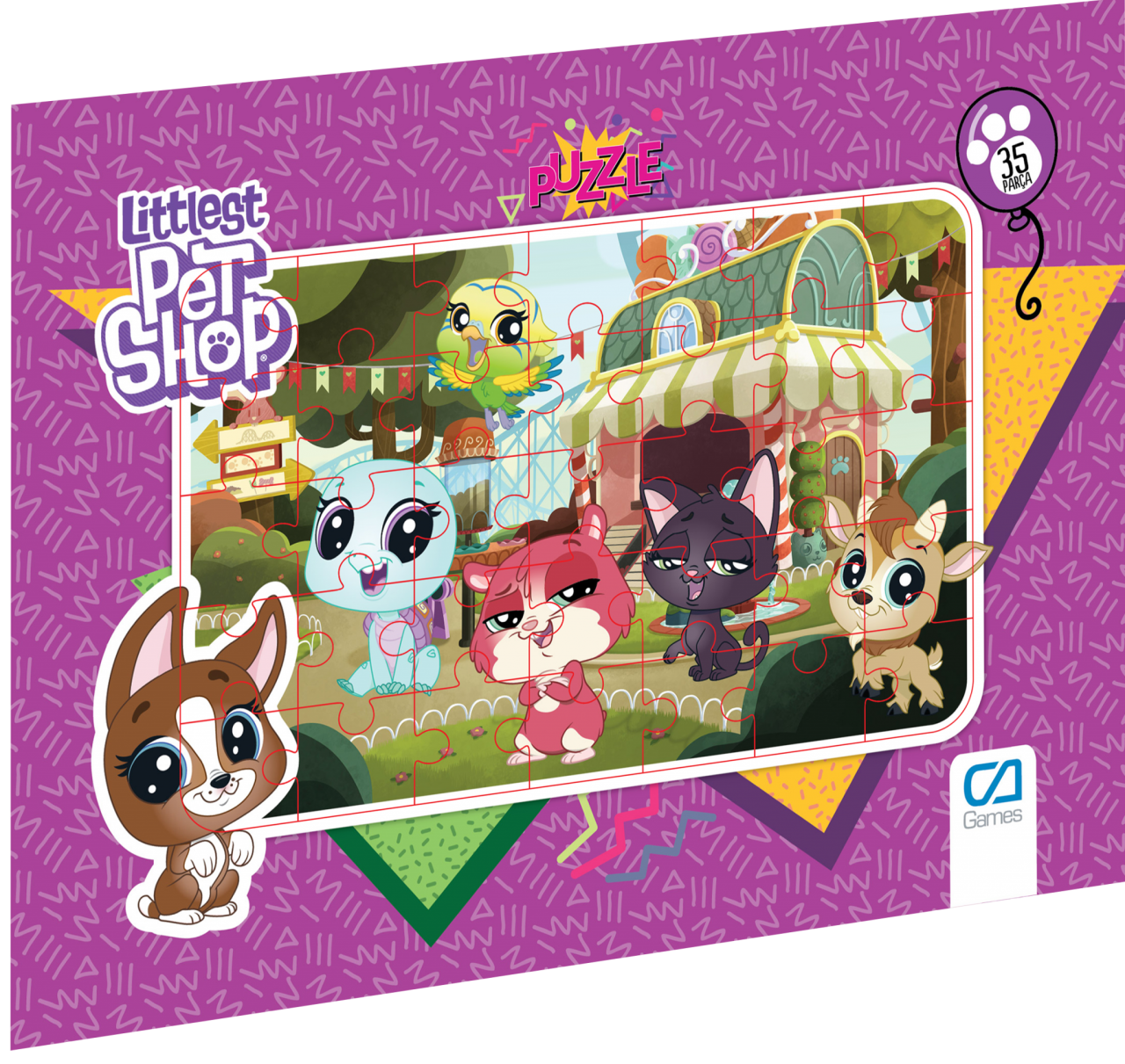 CA Games 35 Parça Littlest Pet Shop Frame Puzzle - 1