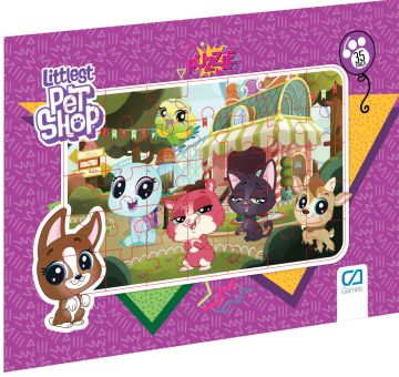 CA Games 35 Parça Littlest Pet Shop Frame Puzzle - 1