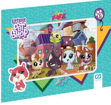 CA Games 35 Parça Littlest Pet Shop Frame Puzzle - 2